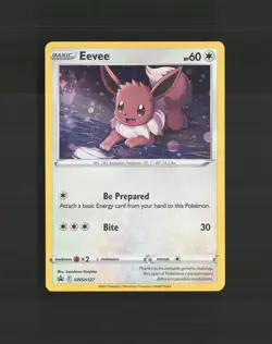 Eevee SWSH127 Sword & Shield Black Star Promo Holo Pokemon Card NM - Image 1