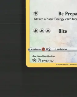 Eevee SWSH127 Sword & Shield Black Star Promo Holo Pokemon Card NM - Image 5