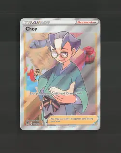Choy 182/189 Astral Radiance Full Art Ultra Rare Holo Pokemon Card NM - Image 1