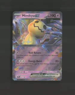 Mimikyu ex 004 Scarlet & Violet Black Star Promo Holo Pokemon Card NM - Image 1