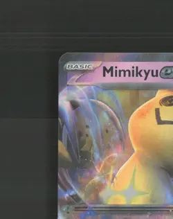 Mimikyu ex 004 Scarlet & Violet Black Star Promo Holo Pokemon Card NM - Image 3