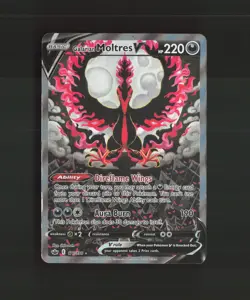 Galarian Moltres V 177/198 Chilling Reign Alternate Art Rare Pokemon Card MP - Image 1