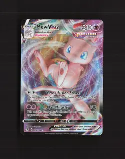 Mew VMAX 114/264 Fusion Strike Ultra Rare Holo Pokemon Card NM - Image 1