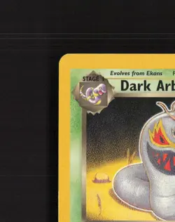 Dark Arbok 19/82 Team Rocket Stamped Rare Pokemon Card LP+ - Image 3