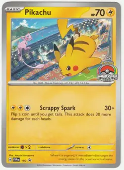 Pikachu 190 Promo Scarlet & Violet Promo Pokemon Lightly Played - Image 1