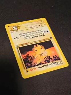 Pokemon TCG Lt. Surge's Pikachu 84 Gym Challenge 1st ed Near Mint (non-holo) - Image 3