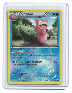 2012 Pokemon - Black & White: Dark Explorers Slowbro #24/108 Reverse Holo - Image 1