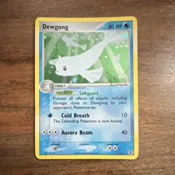 Dewgong 3/112 EX FireRed & LeafGreen Holo Rare Vintage Pokemon TCG - Image 1