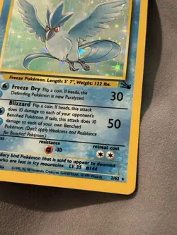 Pokemon TCG Articuno 2/62 Fossil Holo Rare - Image 5