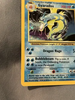 Pokemon TCG Gyarados 6/102 Base Set Holo Rare Unlimited WOTC - Image 4
