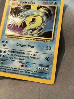 Pokemon TCG Gyarados 6/102 Base Set Holo Rare Unlimited WOTC - Image 5