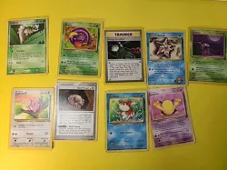 Vintage 9 Card Pokemon Lot- Gen 1, Jungle, And More - Image 1