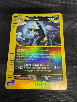 Pokemon TCG Umbreon Reverse Holo Rare 32/144 Skyridge 2003 - Image 2