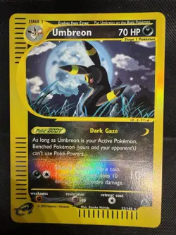 Pokemon TCG Umbreon Reverse Holo Rare 32/144 Skyridge 2003 - Image 3