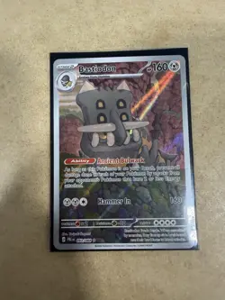 Bastiodon 093/084 Illustration Rare Pitch Black Pokemon Holo Near Mint - Image 1