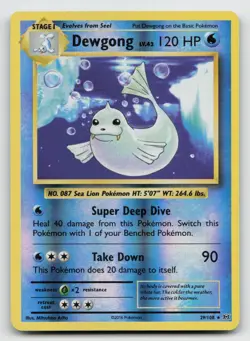 Dewgong 29/108 XY Evolutions Reverse Holo Pokemon LP - Image 1