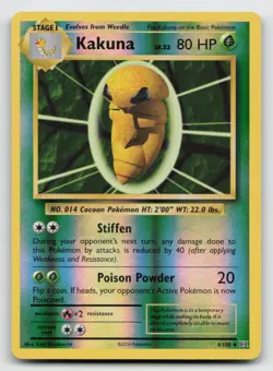 Kakuna 6/108 XY Evolutions Reverse Holo Pokemon LP - Image 1