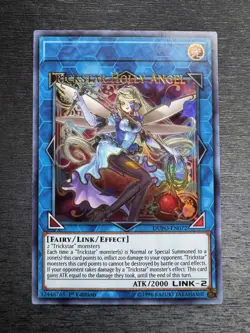 YuGiOh! Trickstar Holly Angel DUPO - Error Misprint Name Shift 1st Ed Near Mint - Image 2