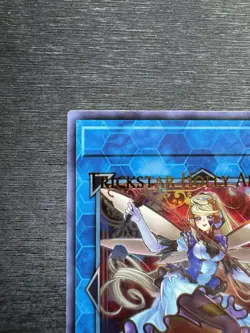 YuGiOh! Trickstar Holly Angel DUPO - Error Misprint Name Shift 1st Ed Near Mint - Image 3