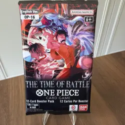 One Piece TCG OP-16 The Time of Battle Booster Packs - New Sealed - Image 1