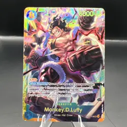 Monkey.D.Luffy OP11-118 ONE PIECE Tcg Secret Rare NM Blue - Image 1