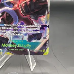 Monkey.D.Luffy OP11-118 ONE PIECE Tcg Secret Rare NM Blue - Image 4