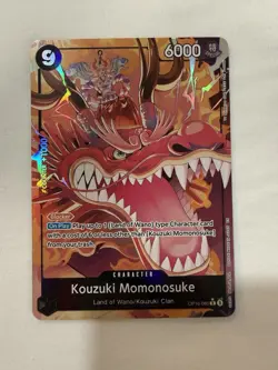 KOUZUKI MOMONOSUKE (085) (ALTERNATE ART) OP16-085 THE TIME OF BATTLE FOIL - Image 1