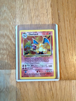 1999 Pokemon Base Set Charizard Holo 4/102 Vintage WOTC Rare LP - Image 3