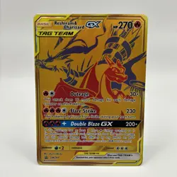 Reshiram & Charizard GX SM247 Promo Holo Card - Image 1