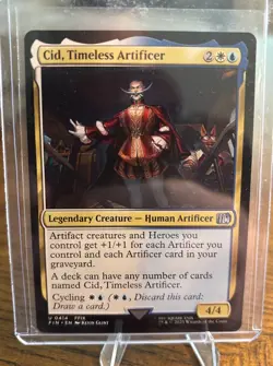 MTG Final Fantasy Cid, Timeless Artificer, Card 0414 - Legendary Creature - Image 1