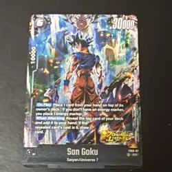 Son Goku FS09-07 Super Rare Legends Stamp Foil Dragon Ball Super Card Game - Image 1
