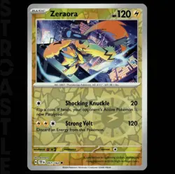 Zeraora 057/162 Temporal Forces - Reverse Holo - Uncommon - Pokemon TCG Card - Image 1