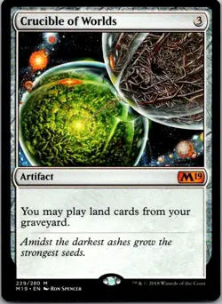 Prerelease Cards #229 Crucible of Worlds - Image 1