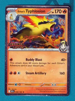 Pokemon TCG - Destined Rivals Prerelease Promo set stamped all 4 cards - Image 5