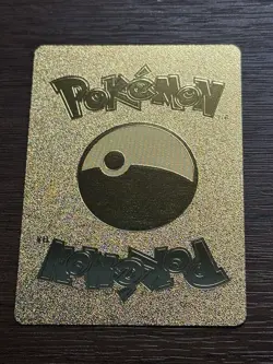 Pokemon Gold Foil FAN ART Art Card PIKACHU COSPLAY Mega Lucario 625HP - Image 2