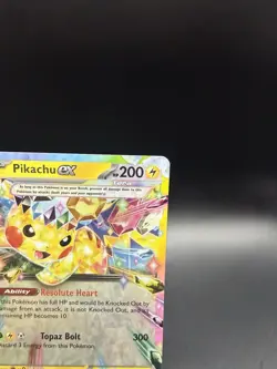 Pikachu ex 057/191 Double Rare Holo Sv08: Surging Sparks Pokemon Card TCG ENG NM - Image 4