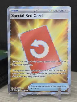 Pokemon Special Red Card 113/086 Ultra Rare Full Art Chaos Rising 2026 Holo NM - Image 1