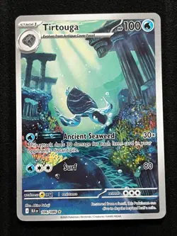 Tirtouga 106/086 Illustration Rare Holo SV: Black Bolt Pokemon TCG Card - Image 1