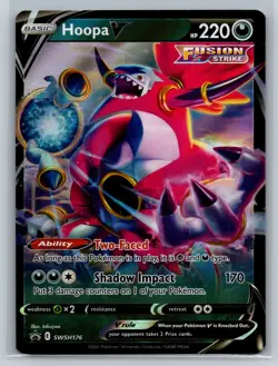 Hoopa V - Holo Promo SWSH: Sword & Shield Promo Cards SWSH176 NM - Image 1
