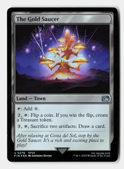 The Gold Saucer 279 Uncommon FINAL FANTASY Magic: The Gathering Foil Near Mint - Image 1
