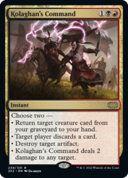 1x Kolaghan's Command - Foil Near Mint MTG Magic - Kid Icarus - - Image 1