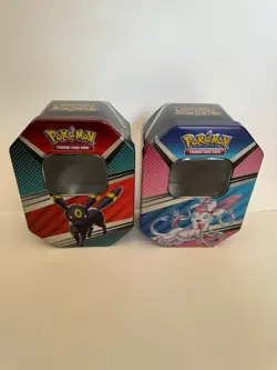 EMPTY Pokemon TCG Tins (2) - Sylveon and Umbreon - No cards - Image 1