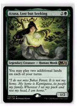 Azusa, Lost but Seeking 173 Core Set 2021 Normal NM - Image 1