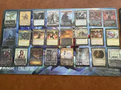 MTG Final Fantasy LOT Cloud, Terra, Sephiroth Borderless Foil 2 Decks LOOK SURGE - Image 1