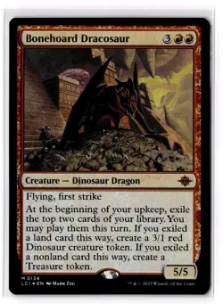 Bonehoard Dracosaur 134 The Lost Caverns of Ixalan Foil NM - Image 1