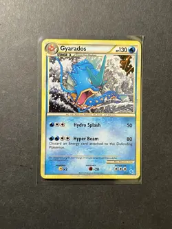 Gyarados 30/30 Holo Pokemon Card HGSS Trainer Kit Gyarados & Raichu PTCG LP - Image 1