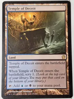 Temple of Deceit - Theros - Magic the Gathering MTG Nice! - Image 1