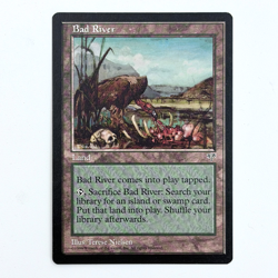 MTG Bad River Mirage Fetch Land Uncommon LP 1996 Magic Gathering - Image 1