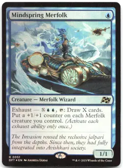 Mindspring Merfolk [DFT Foil - 51 Near Mint] - Image 2