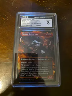 1x Kratos, God of War ~~ Borderless - Foil NM-Mint, English Secret Lair MTG Magi - Image 1